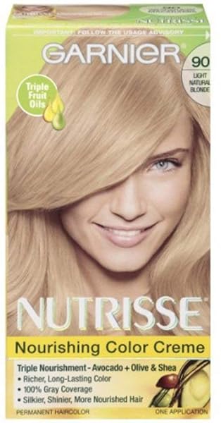 GARNIER NUTRISSE NOURISHING COLOR CREME, LIGHT NATURAL BLONDE...
