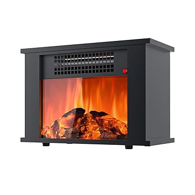 Buy Kuppet Portable Mini Tabletop Electric Fireplace Space Heater Freestanding With Flame Effect And Overheating Tip Over Protection 1000w Office Use Indoor Use Online In Turkey B08gscllgb