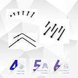 HAOCHEN 440Pcs M3 Black Bolts Nuts Set Alloy Steel Hex Wrench Kit view 4