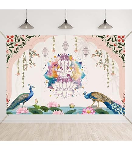 FEASRT Peacock Backdrop 10x7FT Photography Backdrops For...