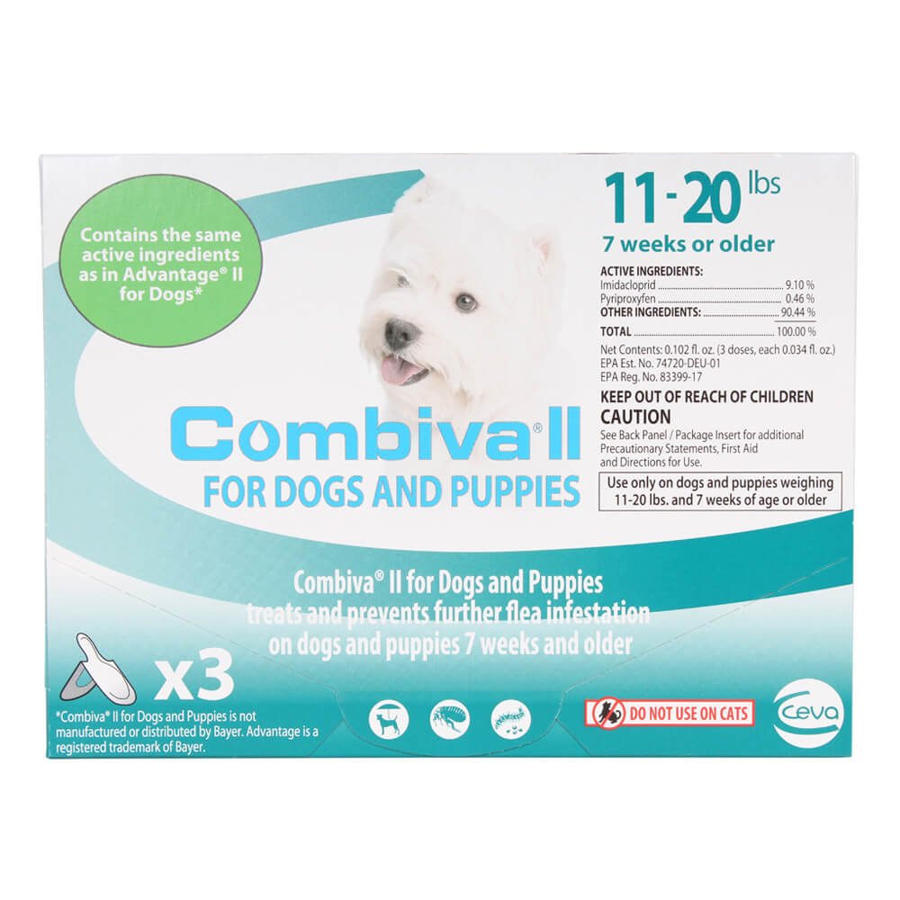 Reviews CEVA Animal Health D93140B Combiva II for Medium Dogs 1120 lbs