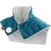 Comfytemp Heating Pad for Neck and Shoulders and Back, 2.6lb Weighted Electric Heat Pad FSA Eligible, Large HSA Heated Wrap, 9 Heat Settings & 11 Timer, Valentines Birthday Gifts for Women Men Mom Dad