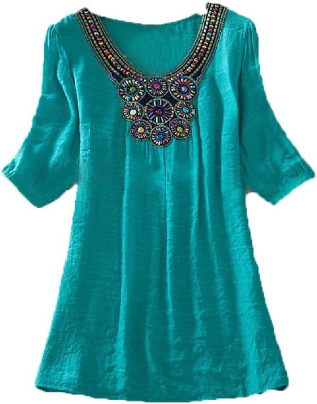 Samanthajane Womens Beach Embroidered Tunic