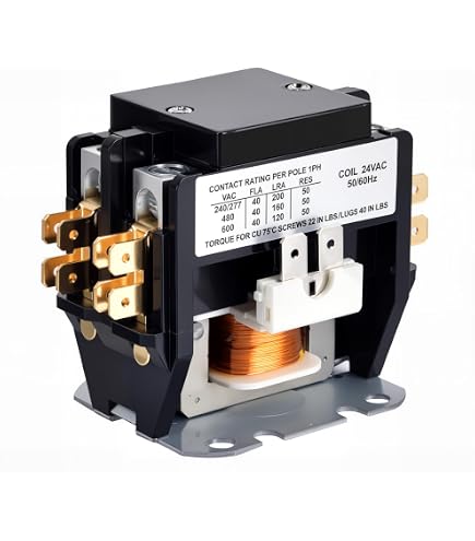 Amazon.com: Miller 217584 Contactor, Def Prp 25A 1P 24Vac Coil