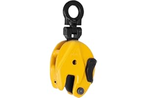 BestEquip 0.8T Plate Clamp 1763Lbs Plate Lifting Clamp Jaw Opening 0.6 inch Vertical Plate Clamp for Lifting and Transporting