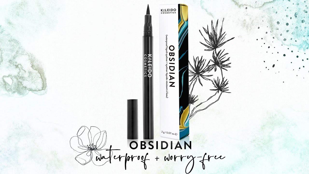 kaleido cosmetics obsidian waterproof liquid eyeliner