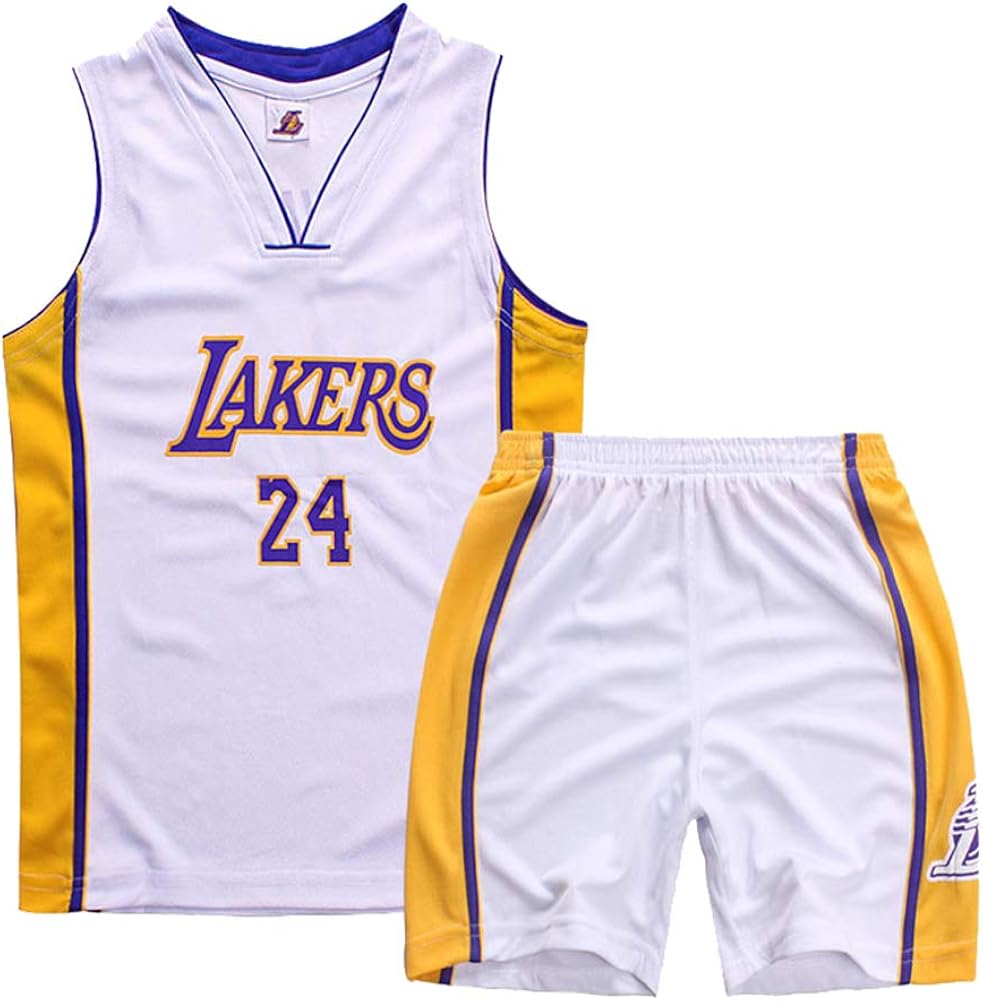 Basketball Jerseys 24 Lakers Bryant Vests For Kid Boys, Girls Top Vest