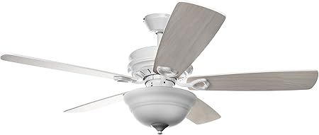 Hyperikon 42 Inch Ceiling Fan With Remote Classical Style White