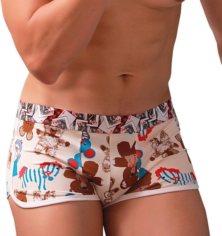 HaiDean Slip Boxer Shorts para Moda Vintage Impreso Hombre Modernas