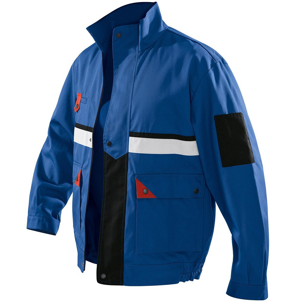 Kubler 11135803-4650-54 Size 54 "Classiq Brand X" Jacket - Cornflower Blue/Red