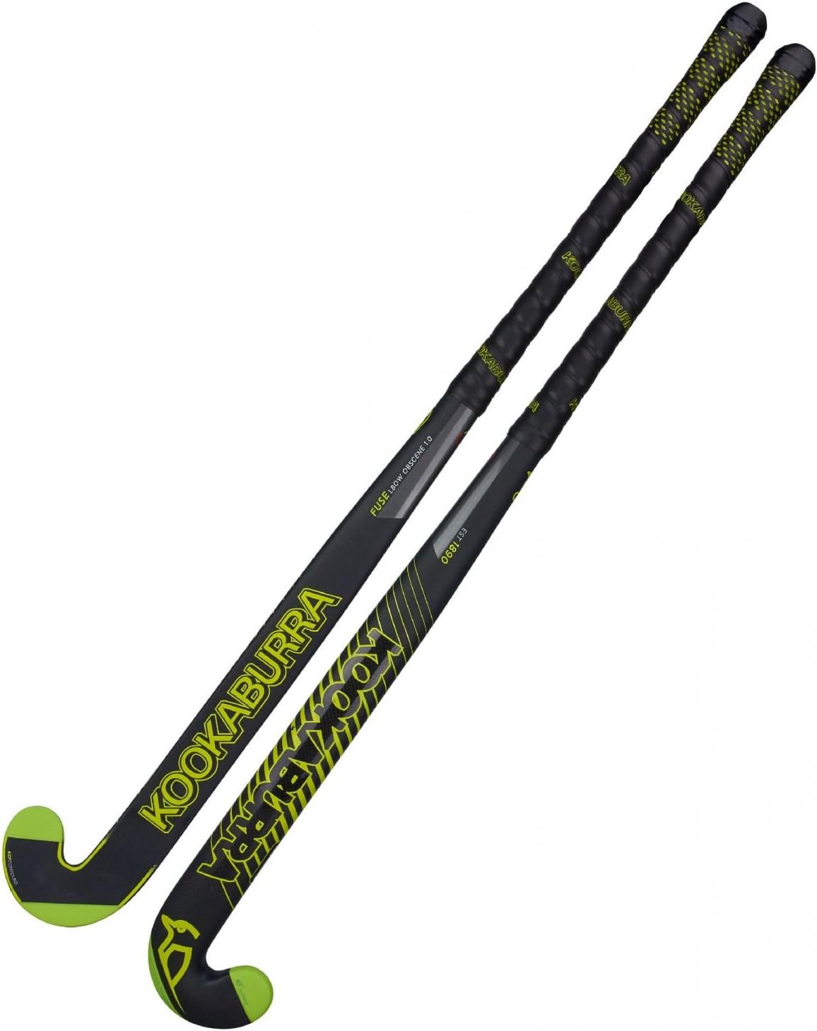 KOOKABURRA Fuse L-Bow 1.0 Field Hockey Stick Black/Yellow