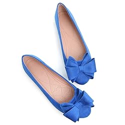Hee grand Bowknot Flats for Women Classic Round Toe