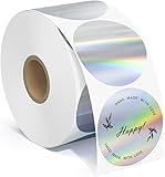 2" Circle Holographic Thermal Label Stickers - 400