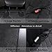 Alfheim Dog Car Back Seat Cover, Waterproof Scratchproof Rear Seat Protector with Arm-Rest Opening, Nonslip Durable Washable Dog Travel, Universal fit for Most Cars