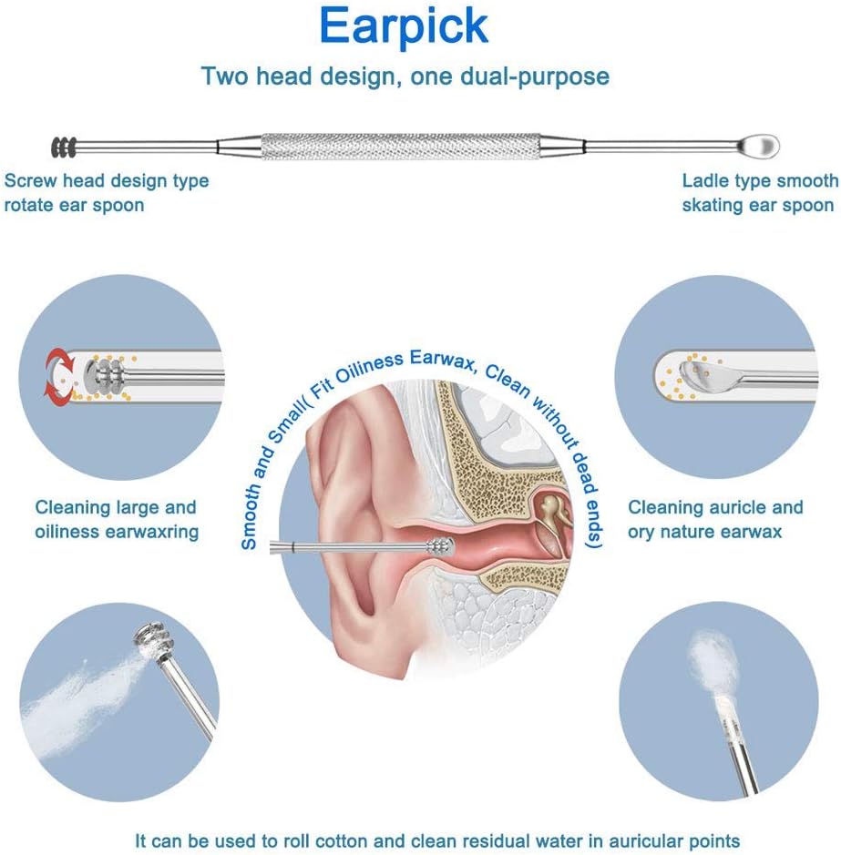 HIFAU 8PCS Premium Cuticle Nippers Pusher Manicure Tools Set, Professional Ingrown Toenail File, Cuticle Remover Trimmer Cutters Tool Gel Nail Art Kit, Stainless Steel, Travel, Gift: Home Improvement