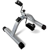 Marcy Under Desk Mini Pedal Leg and Arm Exercise Cycle with Adjustable Magnetic Resistance Leg Exercisers