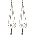 eBoot 2 Pack 48 Inches Plant Hanger Flower Pot Plant Holder for Indoor Outdoor Decorations, Large, 4 Legs