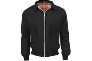 Gal Moda Marcus Harrington Jacket men Adults Unisex Ladies Womens Vintage Classic Bomber Tartan Lining Light weight Coat
