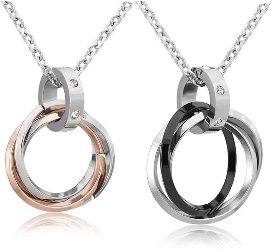 Apopo Couple Necklace Swag Pretty Stainless steel necklace