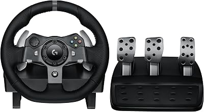 Logitech G G920 Driving Force Racing Wheel and Pedals for Xbox PC Black