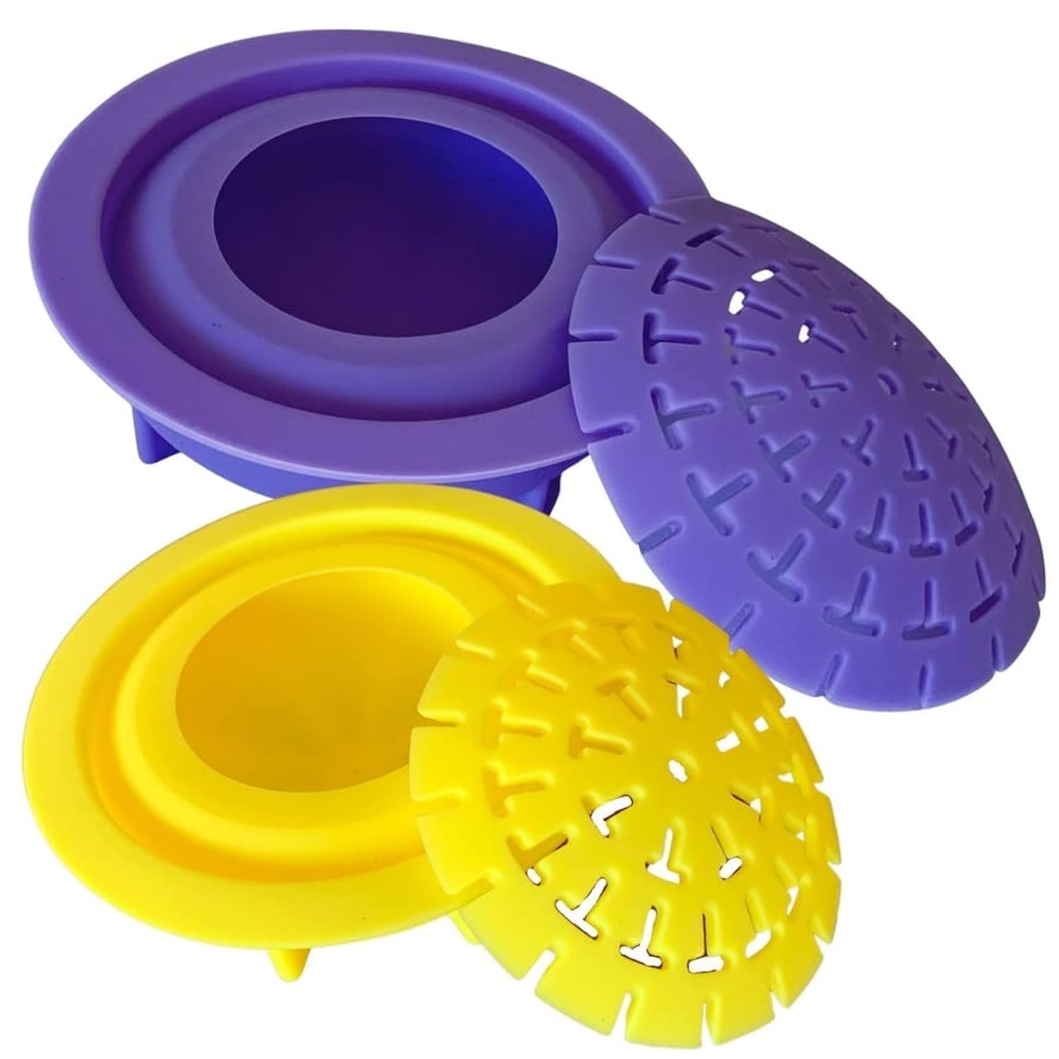 Photo 1 of Rock molds for Making Art Stones with Dome Stencils - Design #2 and #3 - Happy Dotting Company - Smooth Rocks for Painting - DIY Painting - Dotting Mandala Art - Stone Crafts Painting - Silicone Mold