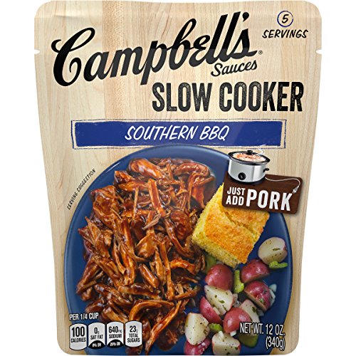 Apple Bourbon Pulled Campbell's Slow Cooker Pulled Pork Crock