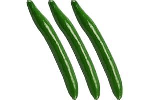 Eiarrnp 3 Pcs Artificial Fake Vegetables Cucumbers Decor - Faux Lifelike Simulation Plastic Cucumber for Home House Kitchen Party Decoration - Artificial Vegetable Fake Cucumbers