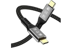 Angusplay USB 4 Cable for Thunderbolt 4 Cable 3.3ft, USB C Thunderbolt Cables 40Gbps, USB-C to USB C Cable Support 8K 60Hz Vi