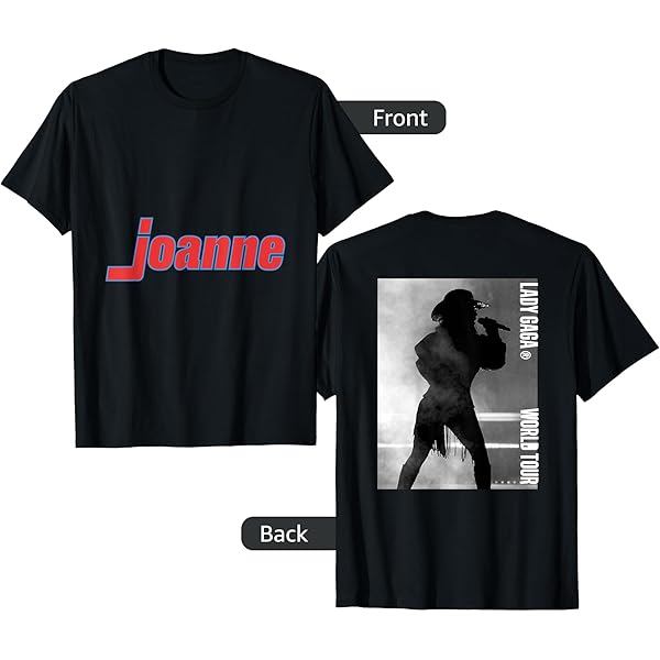 Amazon.com: Lady Gaga Official Joanne World Tour T-Shirt