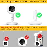 iTODOS Baby Monitor Arm 8in Flexible Mount for Nanit Pro Flex Stand view 2