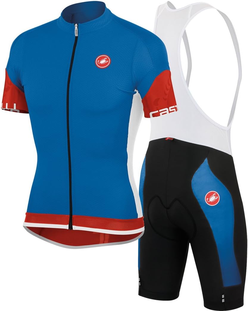2015 Castelli Evoluzione Cycling Jersey Maillot Ciclismo Short Sleeve and Cycling bib Shorts Cycling Kits Strap cycle jerseys Ciclismo bicicletas