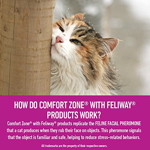 Comfort Zone Feliway Diffuser Refills for Cats and Kittens, 2 Pack