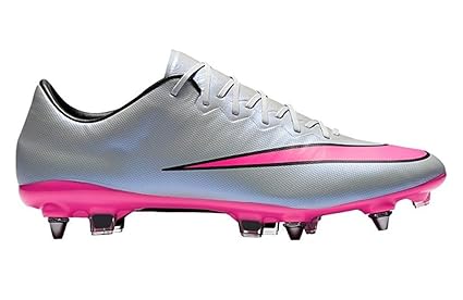 tenis nike mercurial gris con rosa