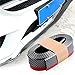 CUagain Universal Front Bumper Spoiler, 8.2Ft/250Cm Universal Carbon Fiber Bump Clips Body Trim Splitter Spoiler Side Skirt for Car Truck
