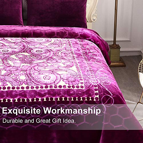 JML Fleece Blanket King Size, Heavy Korean Mink Blanket 85 X 95 Inches