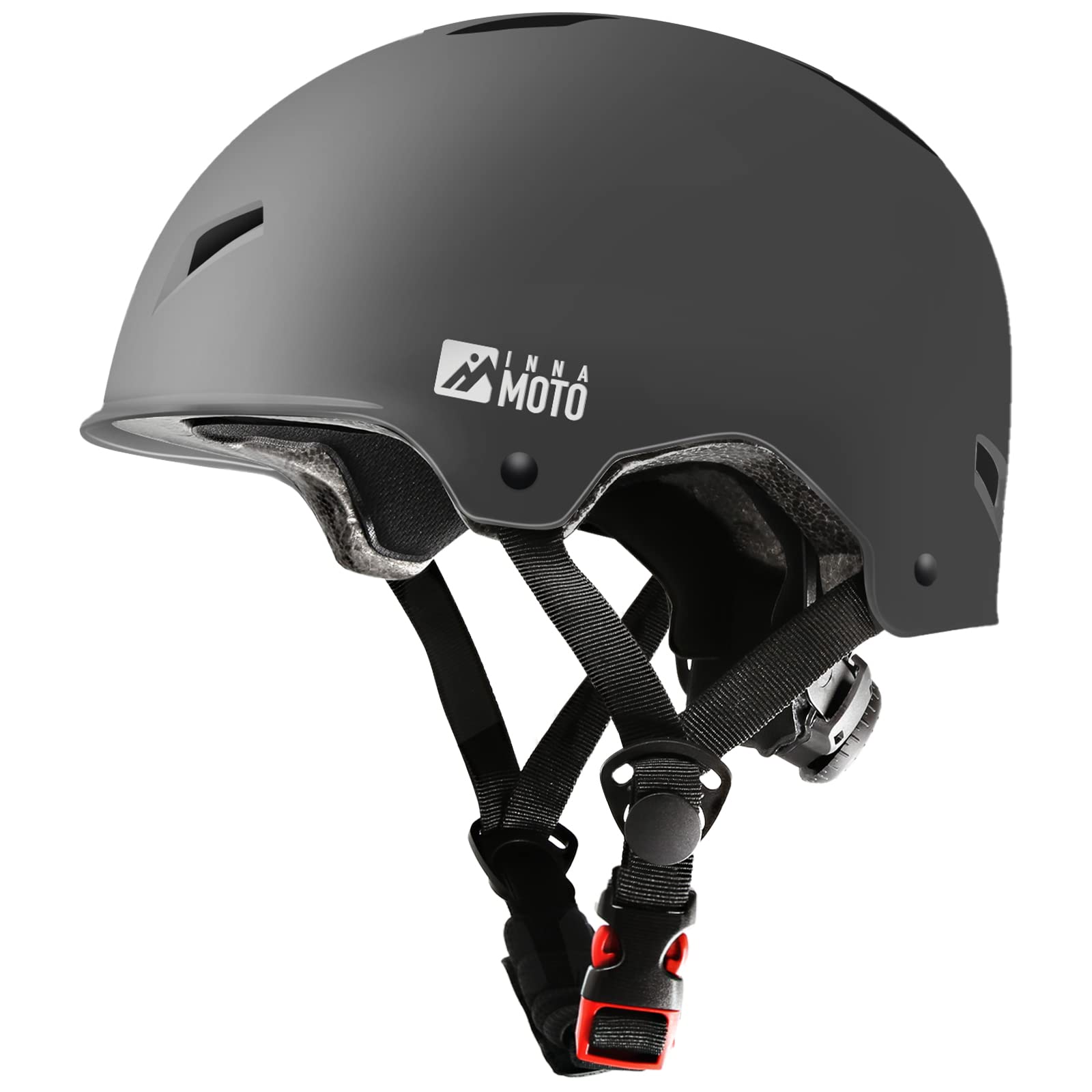 Skateboard Helmet for Adults - Adjustable Certified Safety Adults Helmet for Skateboarding Bike Bicycle Scooter Cycling Skate Skating Multisport Helmets for Women Men Boys Girls Kids Youth