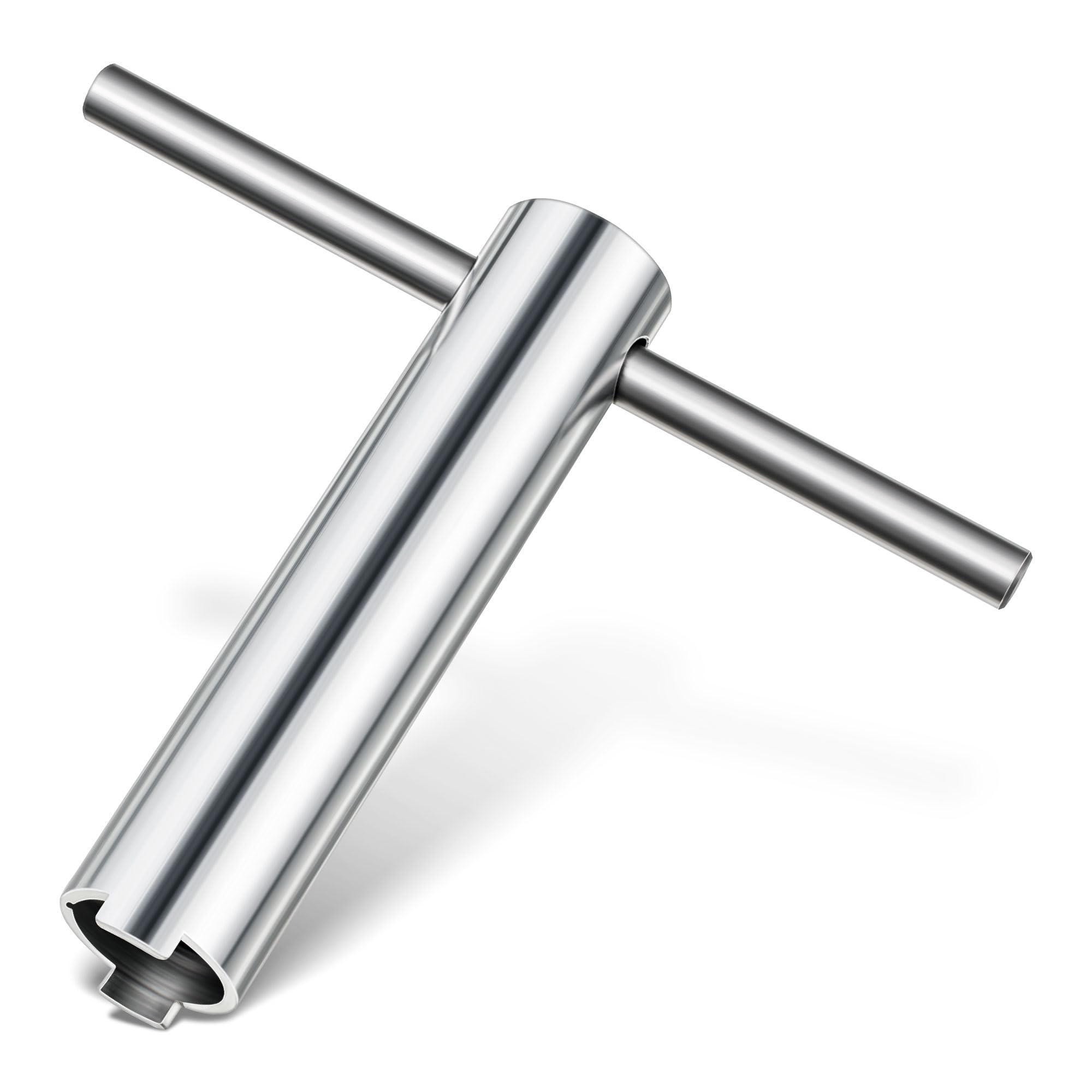 Photo 1 of Feekoon Cartridge Retainer Removal Tool with Handle Compatible with Moen 14272/1224/1234/1248, Replacement Cartridge Puller Faucet Removal Tool for Bathtub Replacement Part(Silver)