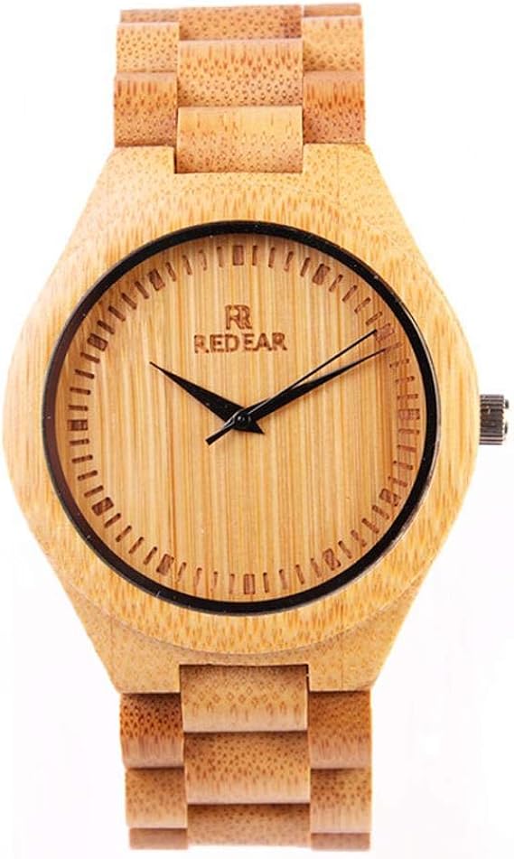 Amazon Volwco 木製時計 腕時計 メンズ 河野太郎と同じスタイルの腕時計 竹製 復古 軽量 男性用 誕生日 ギフト プレゼント 贈り物に最適 ゴールド メンズ腕時計 腕時計 通販