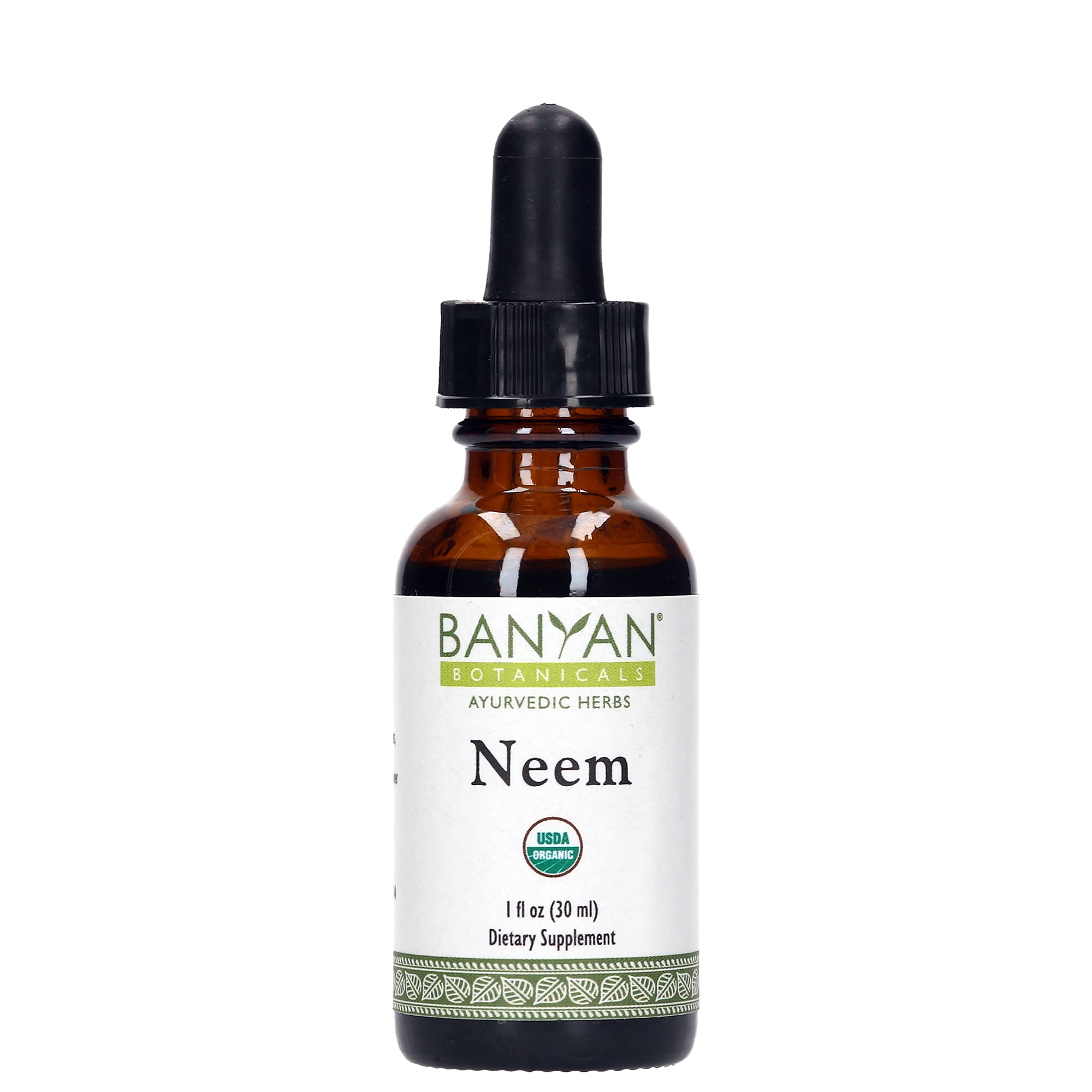 Banyan Botanicals Neem Liquid Extract - Certified Organic, 1 oz