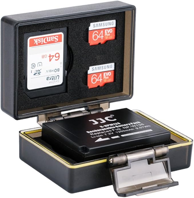 JJC Camera Battery Case DSLR Battery Storage Case Holder