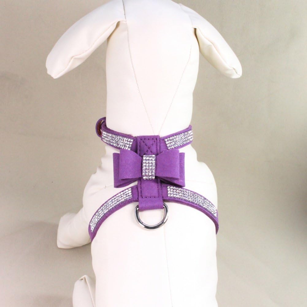 Norbi Fashion Puppy Harness Bling Rhinestone Pet Dog Harness Vest with
