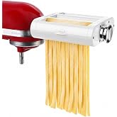 Antree 3-1 Pasta Roller & Cutter Attachment Set for KitchenAid Stand Mixers | Included Pasta Sheet Roller, Spaghetti Cutter,