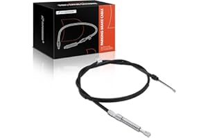 A-Premium Rear Driver Side Parking Brake Cable Assembly Compatible with Chevrolet, GMC Models: Silverado 2500 HD 2006-2009, S