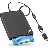 Tendak USB Floppy Disk Drive, Floppy Disk Reader 3.5 inch Portable USB External 1.44MB FDD Diskette Drive for Windows 11/10/8