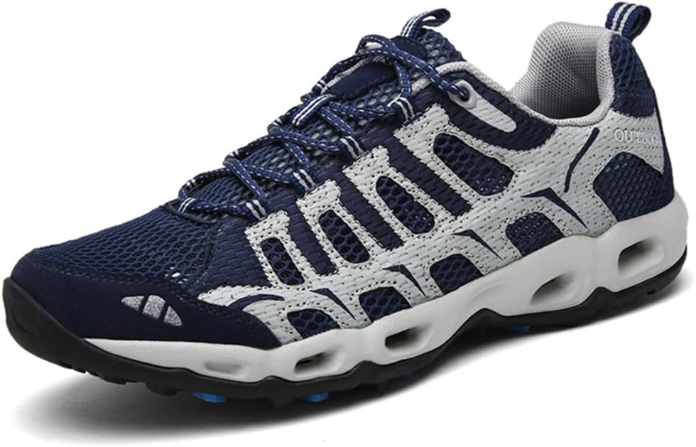 CraneLin Mens Lightweight Outdoor Hiking Shoes Quick Dry Tracking Sneakers Breathable Water Shoes