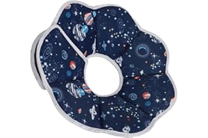 HIAKDOFT Folding Pet Protective Cat Collar Neck Circle for Post-Surgery Wound Healing Prevents Licking and