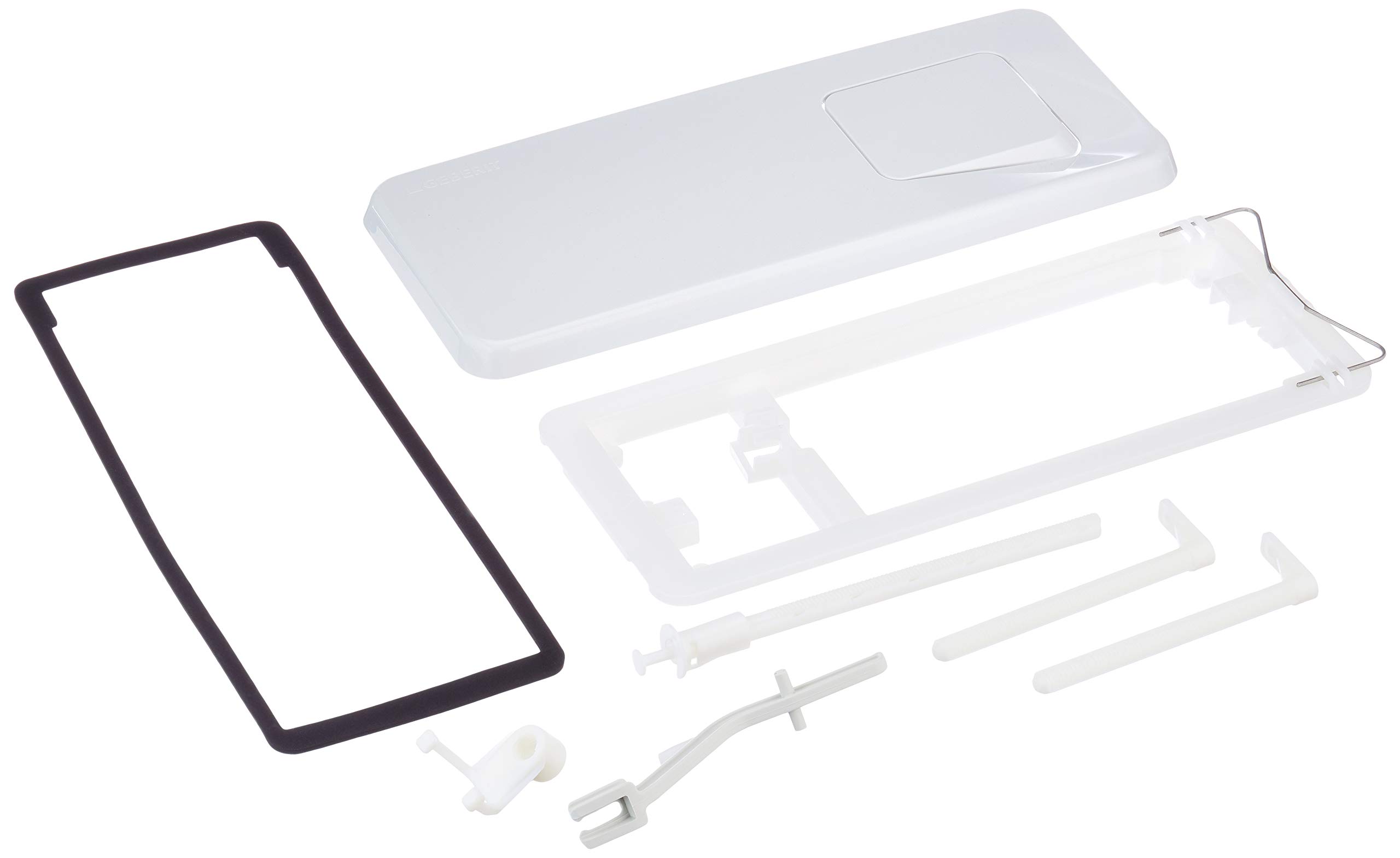 Geberit Twinline 115.888.46.1 WC Wall Plate 115.394.11.1, White, 115394111