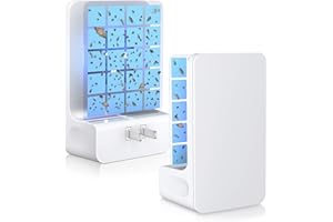 WowCatch Innovative Double-Sided Flying Insect Trap for House Indoor, Plug-in Light Bug Catcher Killer for Flies, Fruit Fly, Gnats, Mosquito, Moths, Best Home Sticky Traps for Indoors Pest Control