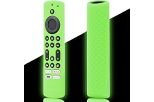 LEFXMOPHY 6.2 inch 4K Max 2nd Gen Remote Cover 2023 for Toshiba and Insignia FireTV Alexa Voice Control NS-RCFNA-21, Green Si