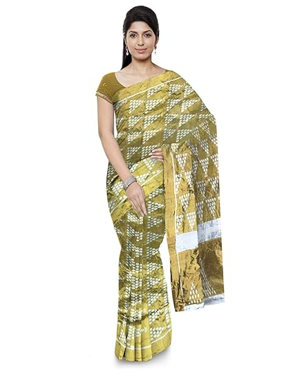 Odisha Handloom Ikkat Womens Silk Saree (Multi-Coloured, orissa art 50)